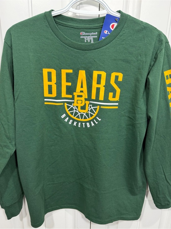 Champion Other - Champion Baylor Bears Basketball Long Sleeve Tee Youth Large NWT Green